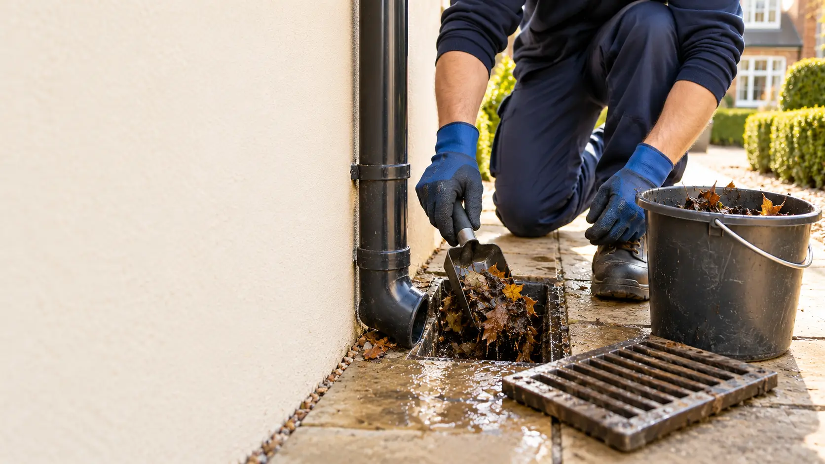Illustrative gully clearance detail